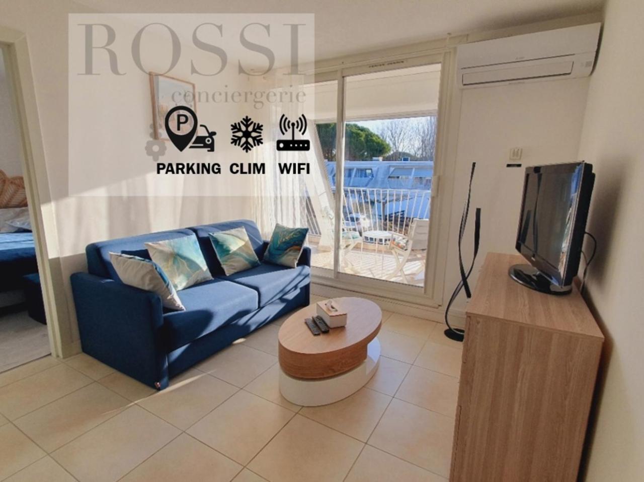 T2 West City Parking Clim Wifi 4Pers - Rossiconciergerie - Linge Inclus Ла-Гранд-Мот Экстерьер фото